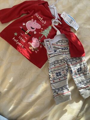 Matching Christmas Pyjamas Tesco Pyjama Sets BNWT Peppa Pig