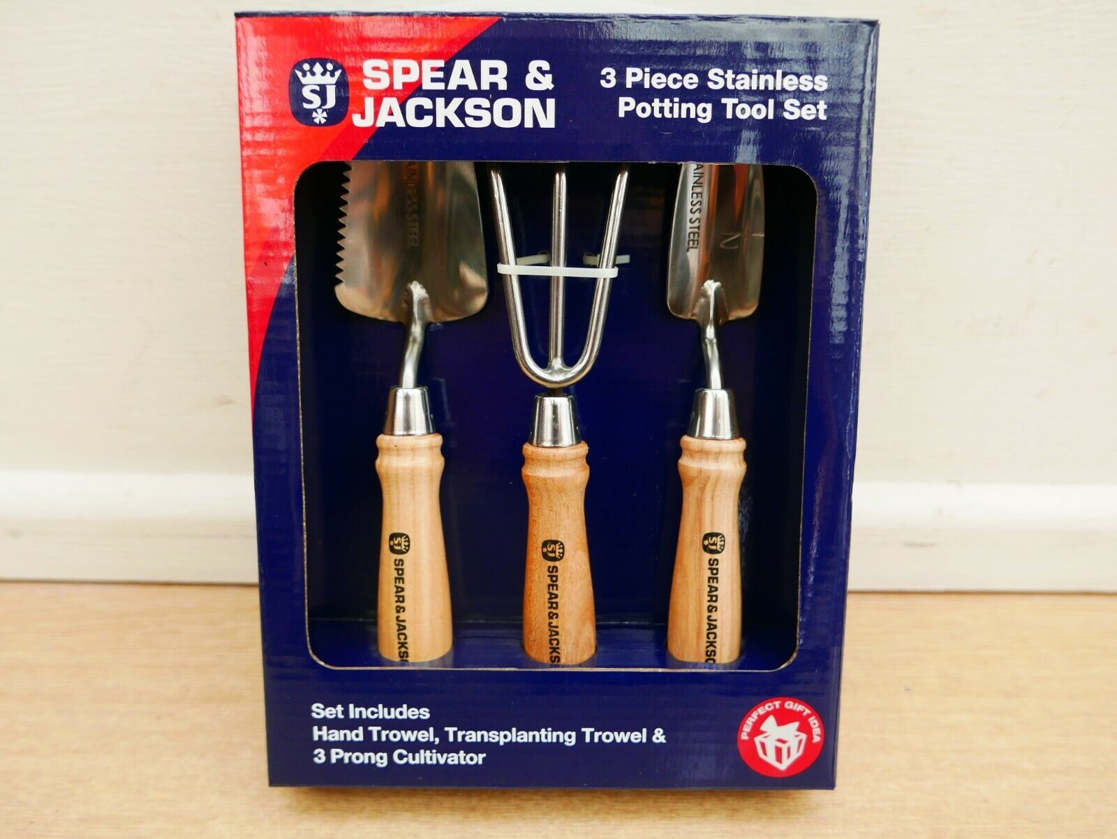 Spear & Jackson POTTING3PS Potting Tool Set 3-Piece Silver