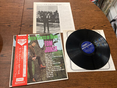Tom Jones Green Green Grass of Home Japan OBI LP SKL 4855 Rare EX Vinyl Gatefold