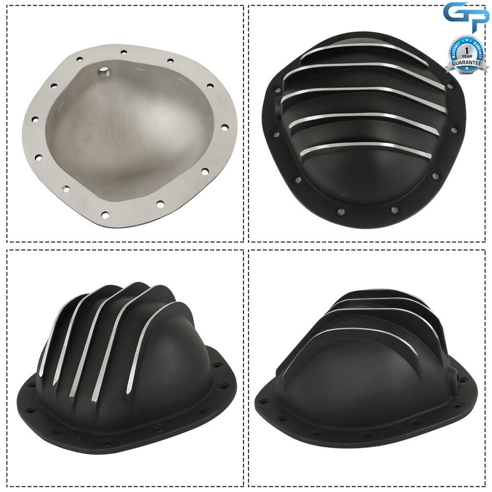Chevy Rear End Covers For GM Chevy C10 Black Aluminum Differential Rear End Cover 12 Bolt 8. ...