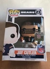 NFL Wave 1 Funko POP Jay Cutler Vinyl Figure w/ POP Protector *NEW - DAMAGE*