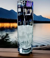 RARE ITALY ARNOLFO DI CAMBIO design By Catya Castel Square Crystal Cordial Glass