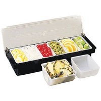 Tablecraft (103) 4-compartment Black Plastic Condiment Holder, New, Free Shippin on sale Tablecraft (103) 4-compartment Black Plastic Condiment Holder, New, Free Shippin on sale
