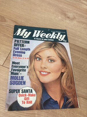 My Weekly magazine from 1975. James Herriot and Vet in Harness, Mollie Sugden