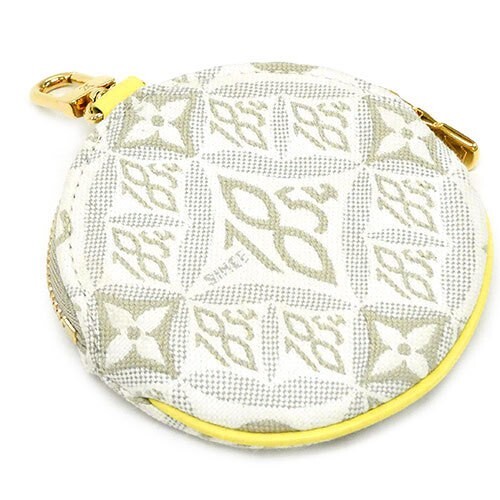 LOUIS VUITTON＊Since1854 ポルトモネ・ロン M81173 Auth Louis Vuitton Jacquard Portomone Ron White Since1854