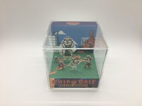 Chip and Dale Gadget Rescue Rangers for the NES Shadow Box Diorama Cube Nintendo