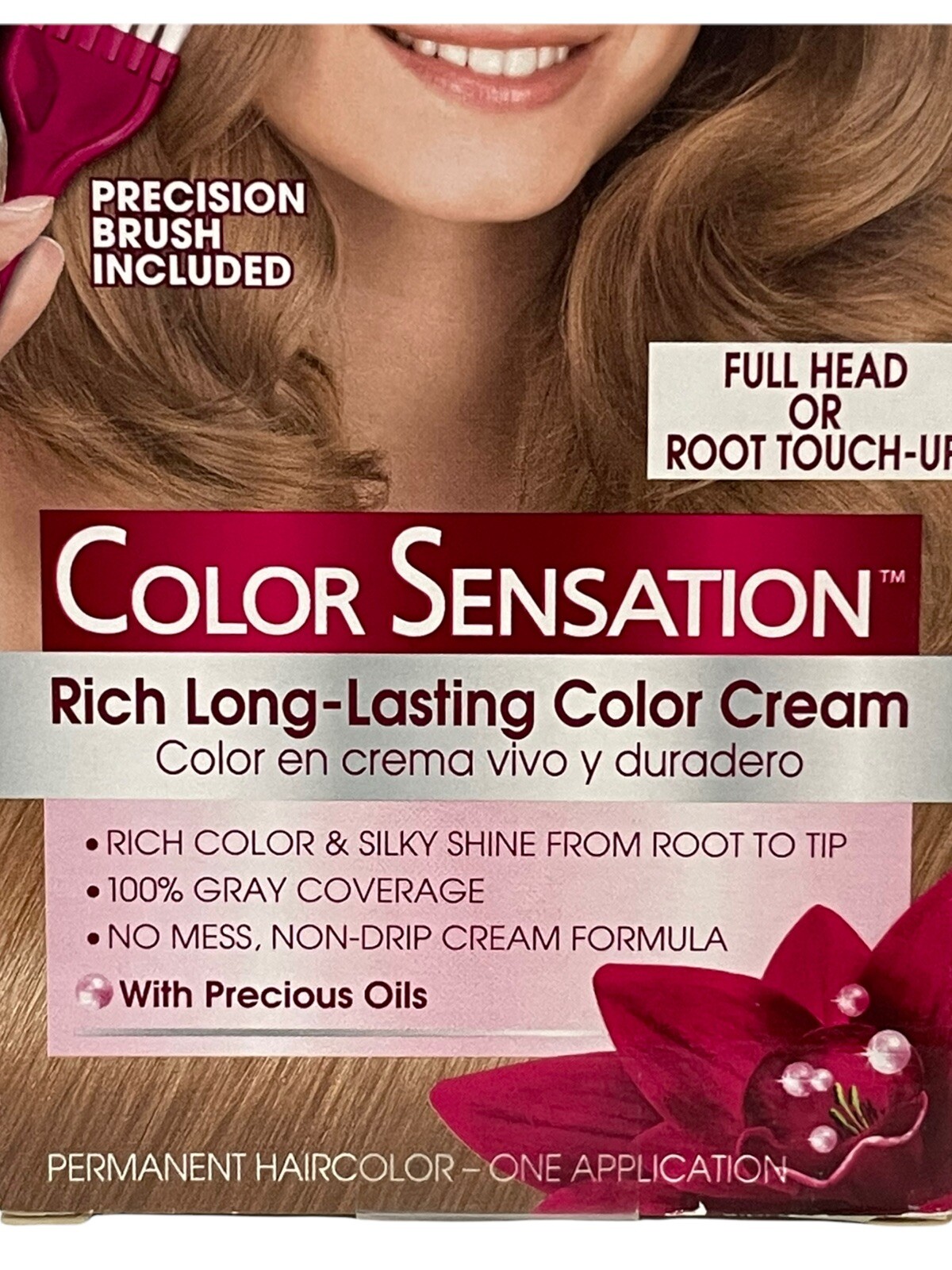 Garnier Color Sensation 7.0 Dark Natural Blonde Permanent Hair Color Cover Gray