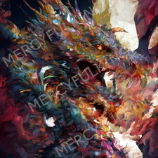Dragon - Digital AI Art Image (4k HD) High Resolution Print Download
