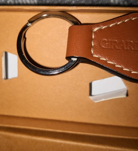 Girard-Perregaux GP Watch Keychain Brown Leather Heritage Keyring – VIP | NEW - Picture 6 of 11