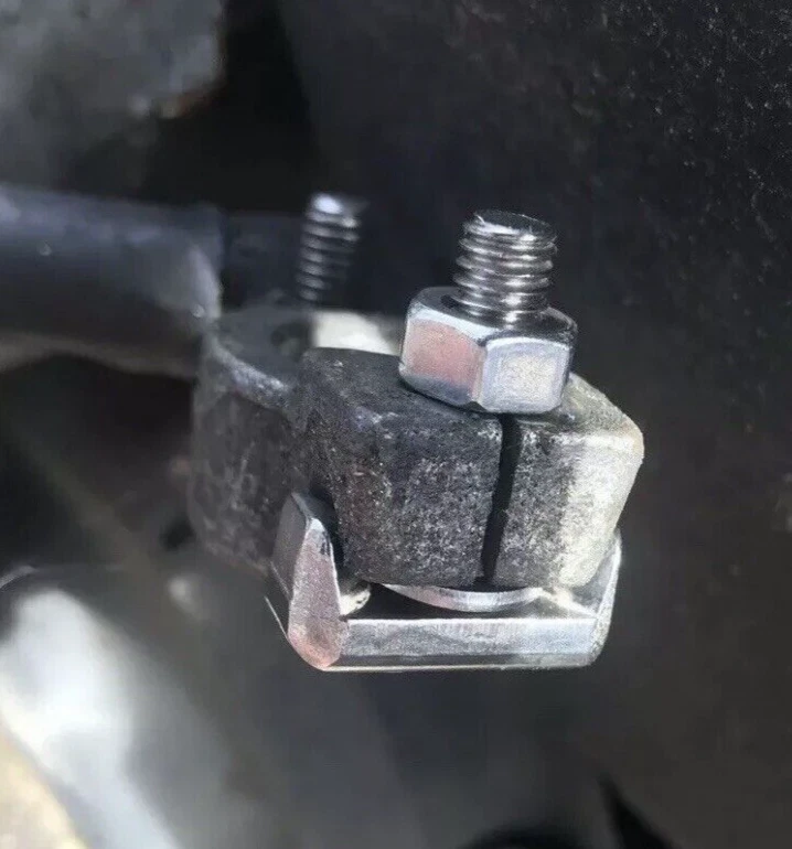 Car battery sales clamp bolts