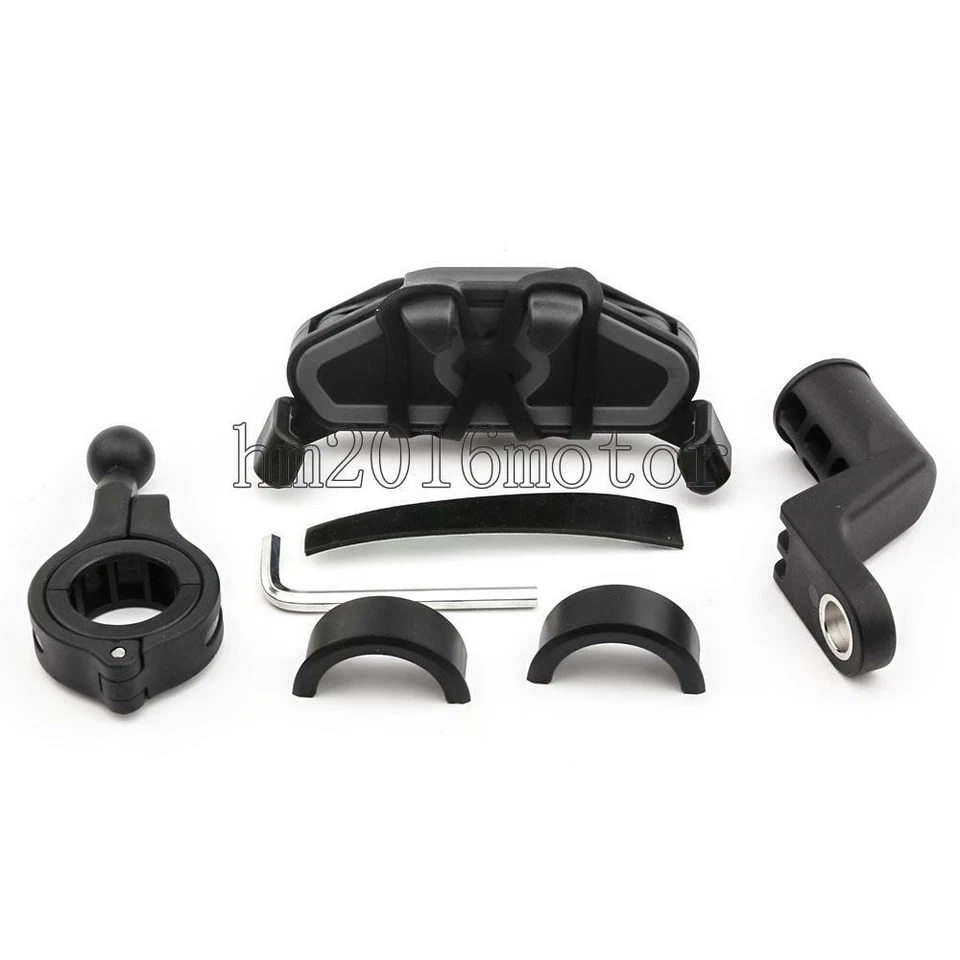 Черный держатель для телефона руль для Honda VTX1300 VTX1800 CB600F Grom PCX150 США - Изображение 3 из 4