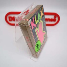 NES Nintendo Game KLAX - NEW & Factory Sealed with Authentic V-Overlap Seam!
