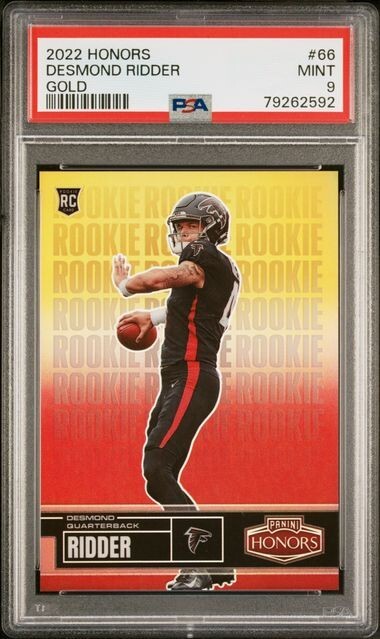 Desmond Ridder Panini Honors #66 Gold