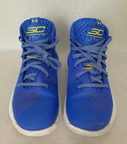 UNDER ARMOUR Curry 3zero Wardell SC Blue Basketball Shoes 1295998-400 4.5Y/36.5 - Picture 3 of 19