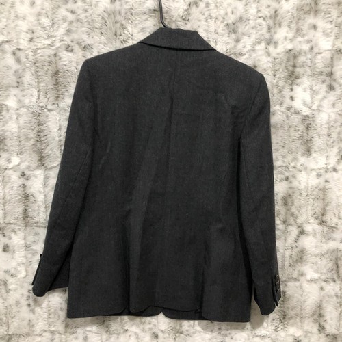David Brooks Women's Petite Skirt Suit Size 10P Pure 100% Wool Gray Business - 第 3/17 張圖片