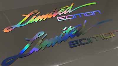 2x LIMITED EDITION Aufkleber Oil Slick Auto Motorrad Sticker Tuning low JDM