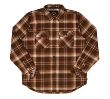 Howitzer Style Men's Button Down Flannel Shirt Guerilla Military Grunt MFG