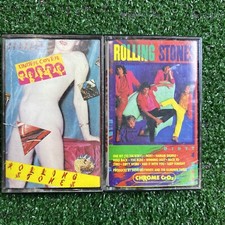 Rolling Stones Lot Of 2 Cassette Tapes Dirty Work  Undercover