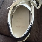 Saint Laurent White Leather Sneakers Silver Star Accents Lace Up Men's Casual — photo 6