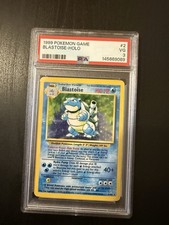 Pokémon TCG Blastoise Holo-Rare Card 2/102 Base Set, PSA 3
