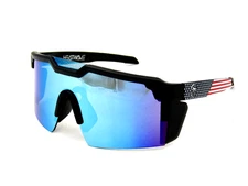 HeatWave Future Tech Sunglasses Stars & Stripes USA Z87+ w/ Galaxy Lens #AT258