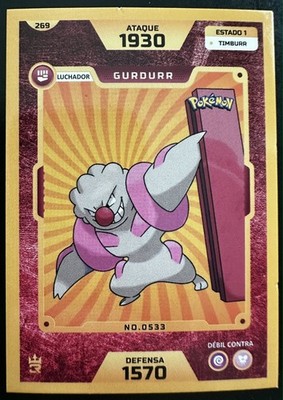 GURDURR - POKEMON MASTER JOURNEY ELEMENTOS CCG