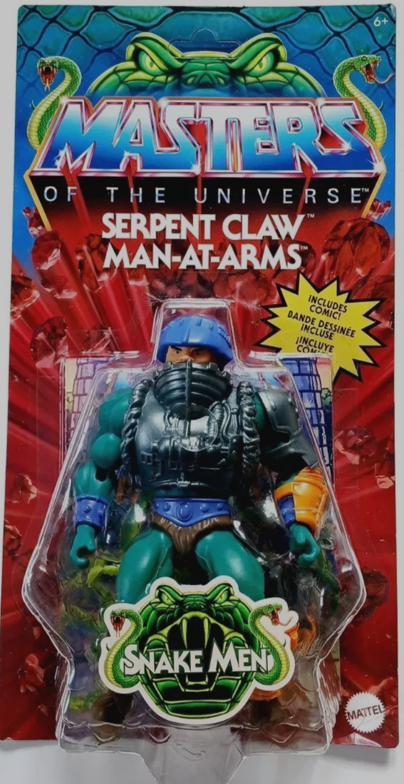 Masters Of The Universe Origins Action Figure Serpent Claw Man-At-Arms Mattel