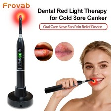 Handheld Red Light Therapy Wand for Cold Sore Canker Sore Treatment 660nm/850nm