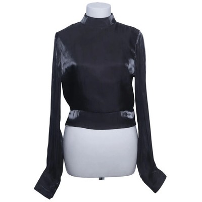 NA-KD, Wickelbluse, Größe: 40, Schwarz, Polyester, Einfarbig, Damen #Tmi