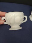 Vintage Westmoreland Milk Glass Della Robbia Footed Creamer Open Sugar VTG — photo 5