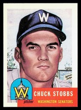 1991 Topps Archives 1953 #89 Chuck Stobbs Senators