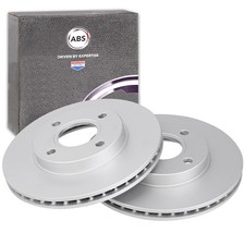 2x ABS BREMSSCHEIBEN 258mm BELÜFTET VORNE passend für FORD COURIER FIESTA FOCUS 