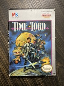 Time Lord Nintendo NES Box and Original Poster ONLY (No Game)