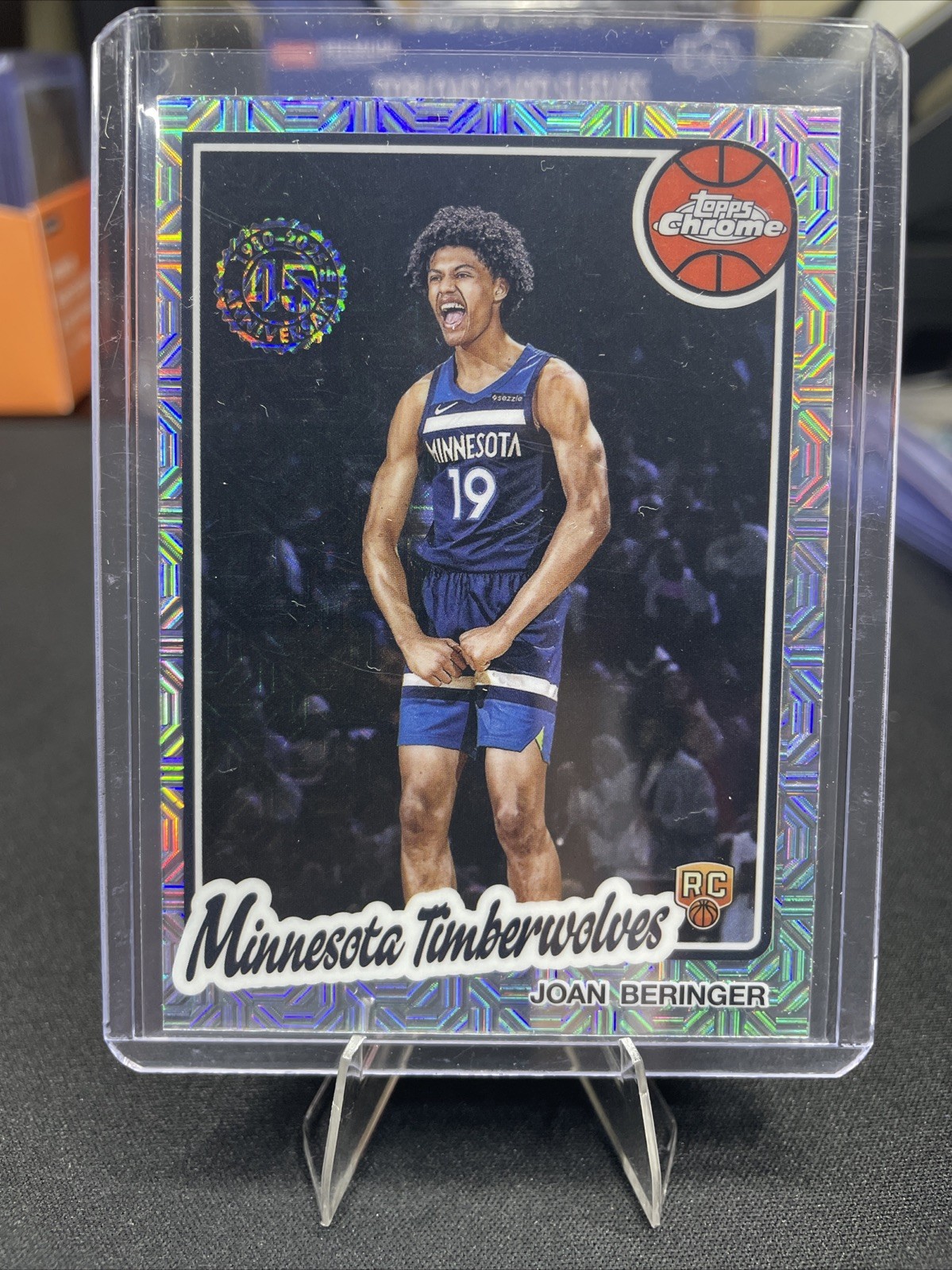 2025-26 NBA Topps - Joan Beringer #TC-JBI Chrome Preview Mojo (RC) Timberwolves