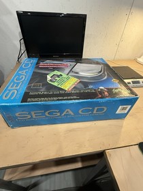 Sega CD MK-4101 Video Game System Console No Sewer Shark Original Box Ships free