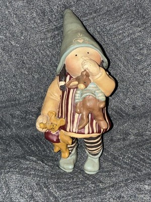 Vintage Annekabouke Gnomys Diaries Legend  Fairies Gnome Girl Teddy Bear 6 