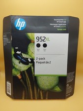 Genuine HP 952XL Black Ink Cartridges Set Of 2 N9K29BN Dated 04/2027 New