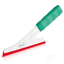 Soft Rubber Squeegee for Vinyl, Handle Water Squeegee for Mirror Shower Glass...