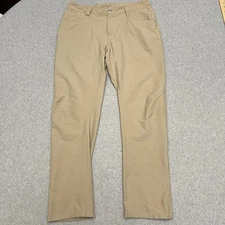 North Face Pants Men’s 34 Beige 5 Pocket Performance Gusseted Tech Outdoor Hike