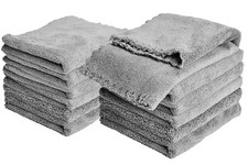 Kyapoo Baby Washcloths 12 Pack 12x12 Inches 12 Count Pack of 1 , Grey