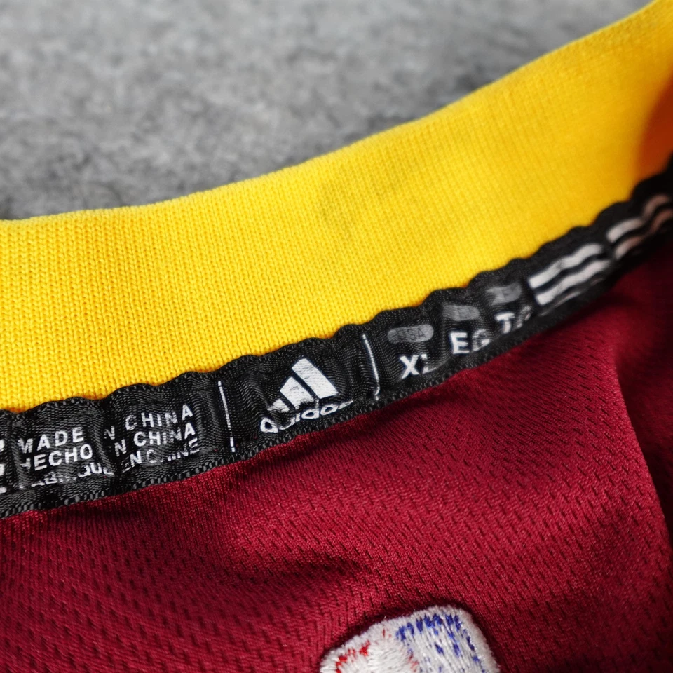 Cleveland Cavaliers Jersey Youth XL Red NBA Basketball Kevin Love #0 Adidas Boys - Image 3 of 4