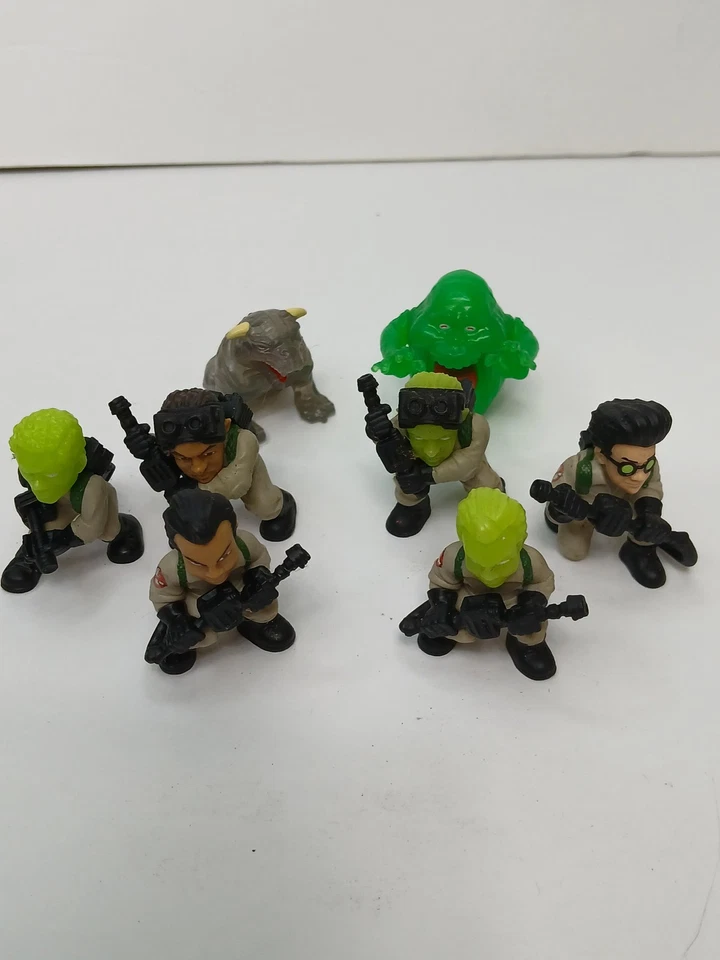 Ghostbusters Mini Figures Lot of 8 Slimer Terror Dog Ray Egon Venkman Zeddemore - Image 2 of 4