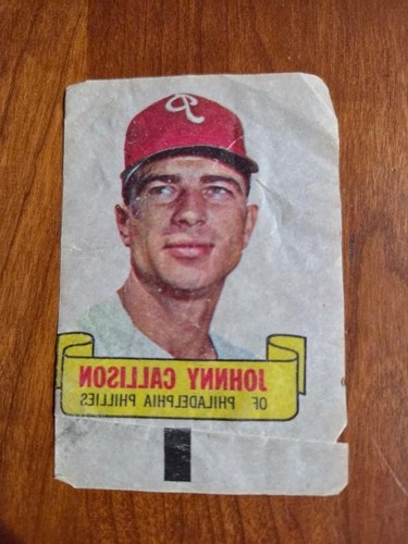 Johnny Callison 1966 Topps Rub Offs card