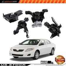 4PCS ENGINE MOTOR & AUTO TRANSMISSION MOUNT FOR TOYOTA COROLLA 1.8L 2009-2013
