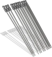 Utoolmart 200mm/7.9” Extra Long Torx Screwdriver Bit Set 11pcs, S2 Steel 