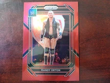2023 Prizm WWE Randy Orton #'ed 83/299 RED Prizm Refractor