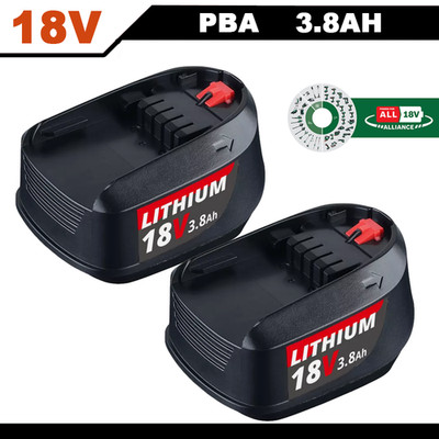 2x Für Bosch Akku PBA 18V 3.8 Ah Power For All Alliance 54Wh NEU OVP Green Werkz