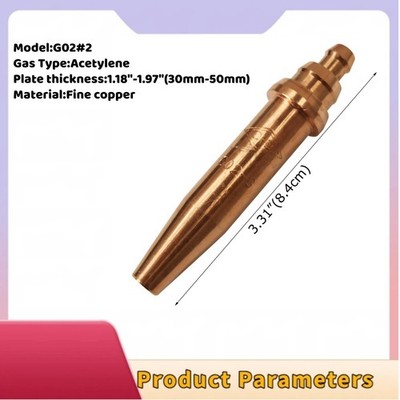 Constant Pressure Cutting Nozzle Flame Cutting Machine Acetylene G02 #2 Cutting