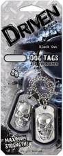 Driven by Refresh Your Car! E301342500 Scented Dog Tag, Black Out