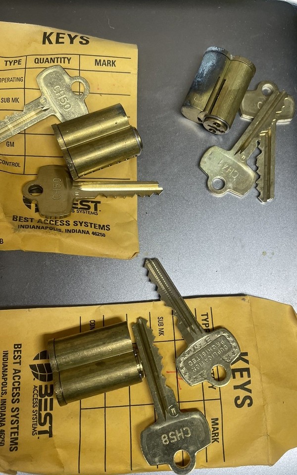 7 Best Sfic Removable Core M Master 17 Keys Seperat Lock Stamped Brass ...